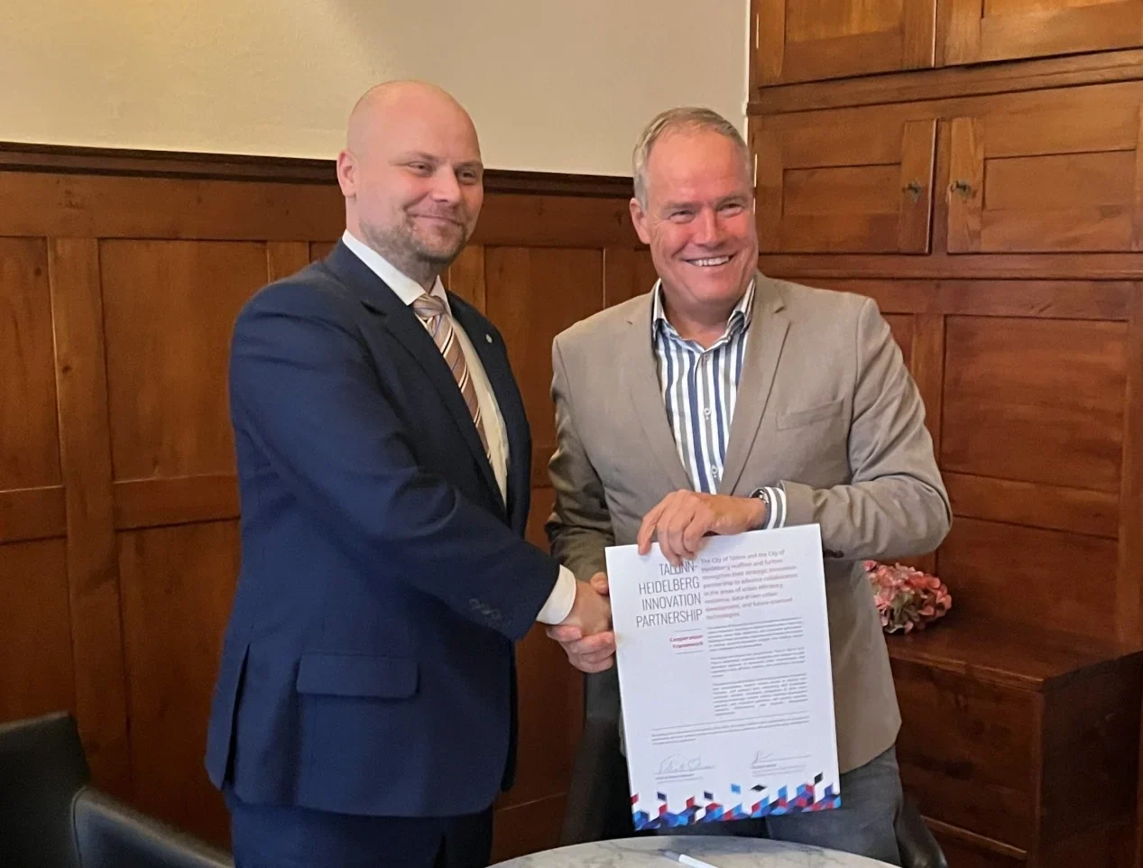 Tallinn und Heidelberg - Innovationspartnerschaft 2026
